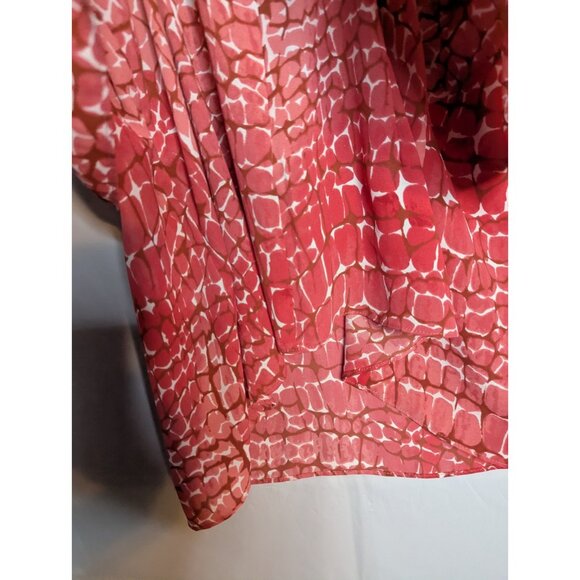 WHITE HOUSE BLACK MARKET Tank Top Tunic Layered Geometric Strappy Back Boho XS - Picture 8 of 11